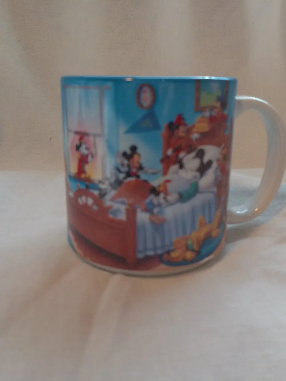 Disney Mickey Mouse Through the Years Coffee Mug EUC